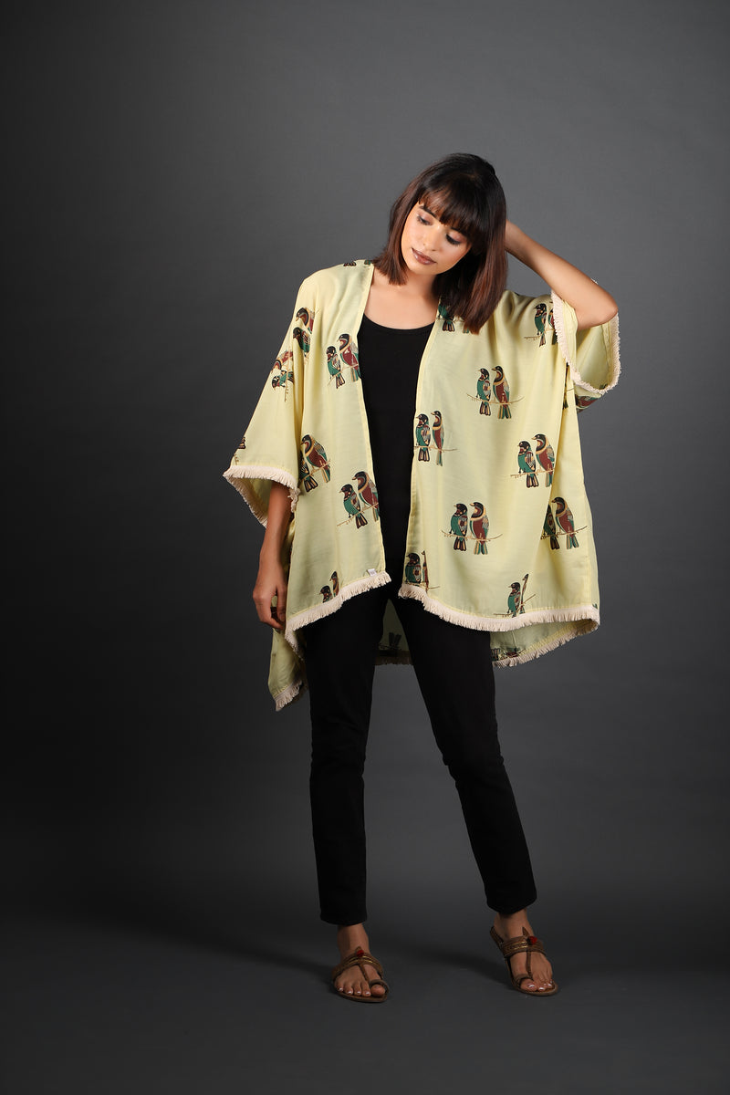 Cow skull sales kimono cardigan