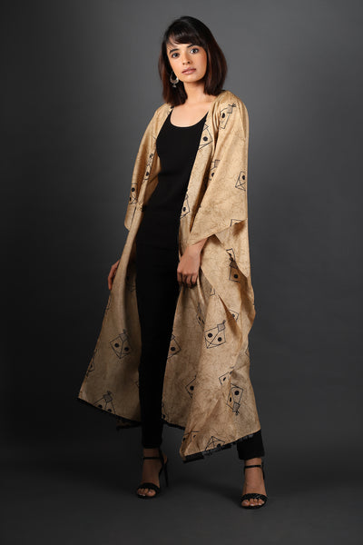 Silk Kaftan Shrug