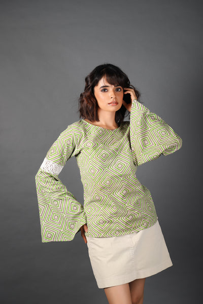 Bell Sleeved Top