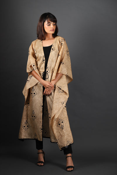 Silk Kaftan Shrug