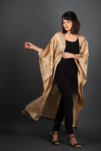 Silk Kaftan Shrug