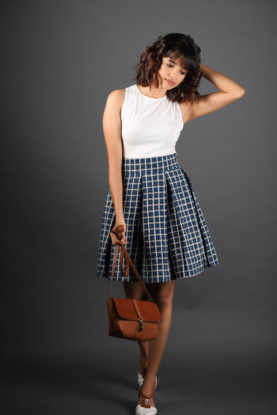 Box Pleated Skirt