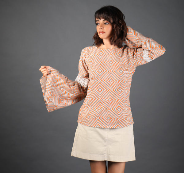 Bell Sleeved Top