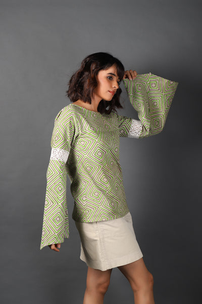 Bell Sleeved Top